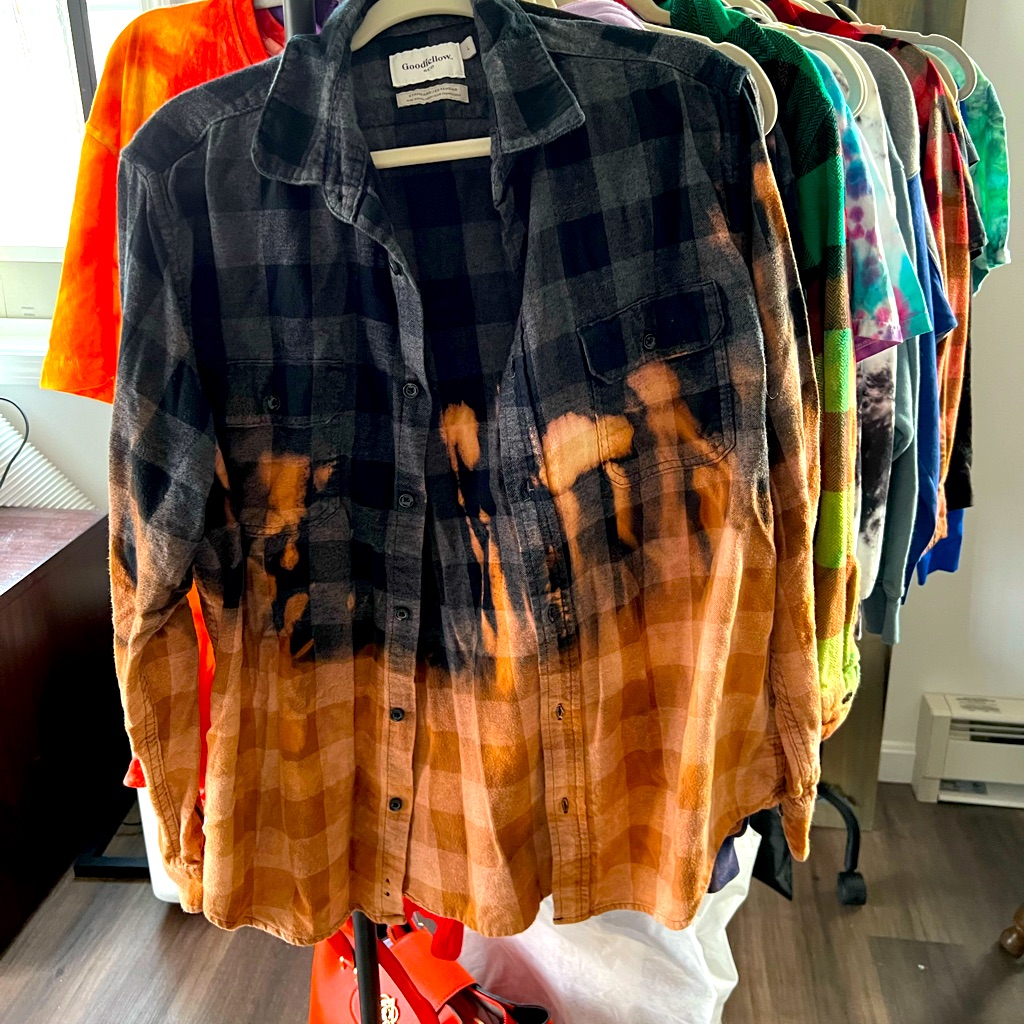 Bleach Dyed Flannel
